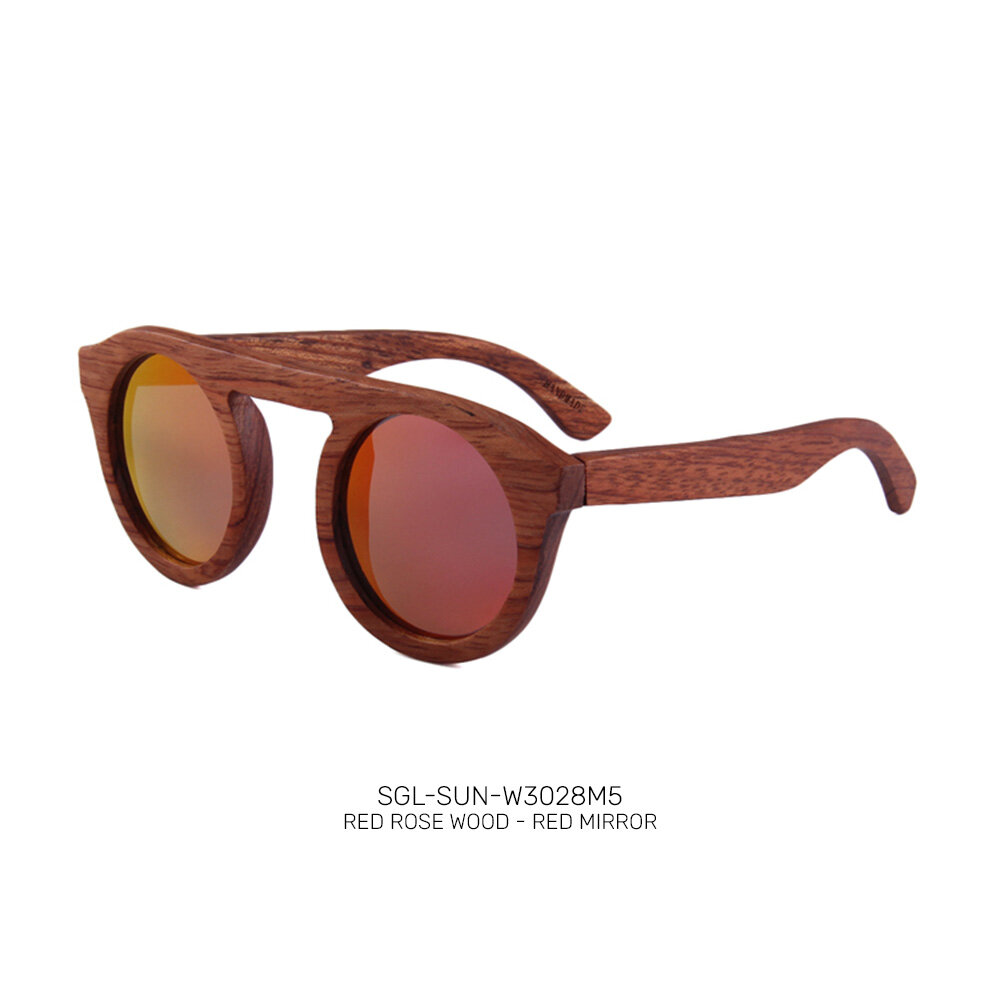 Handmade wooden promo sunglasses