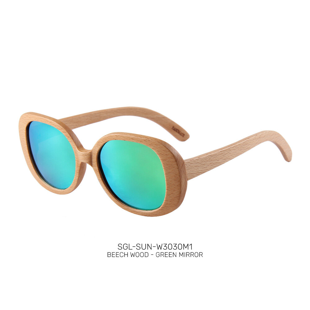 Handmade wooden promo sunglasses