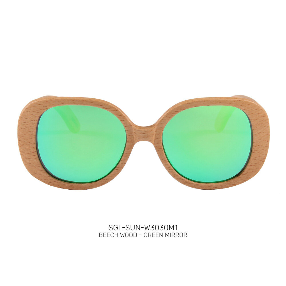 Handmade wooden promo sunglasses