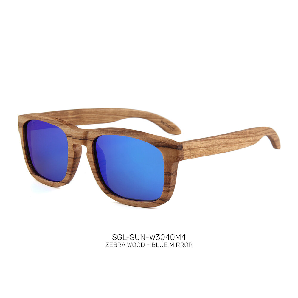 Handmade wooden promo sunglasses