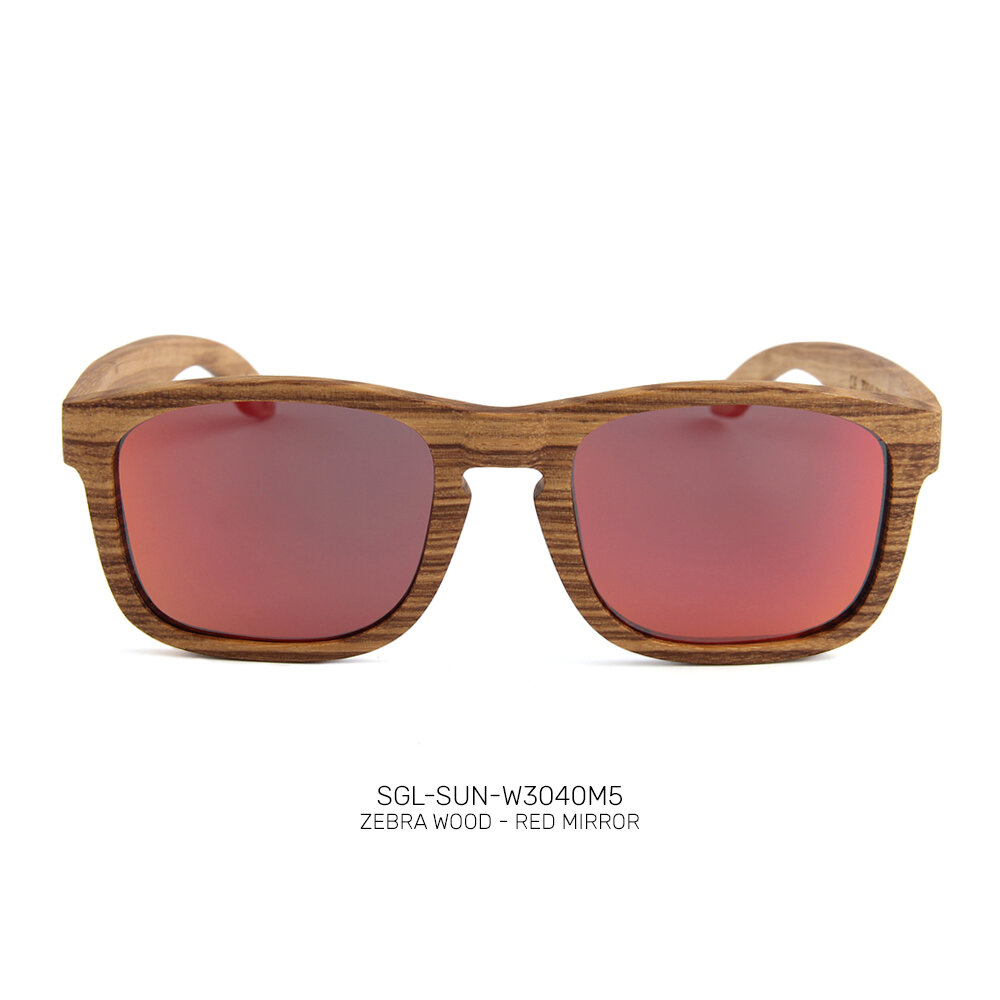 Handmade wooden promo sunglasses