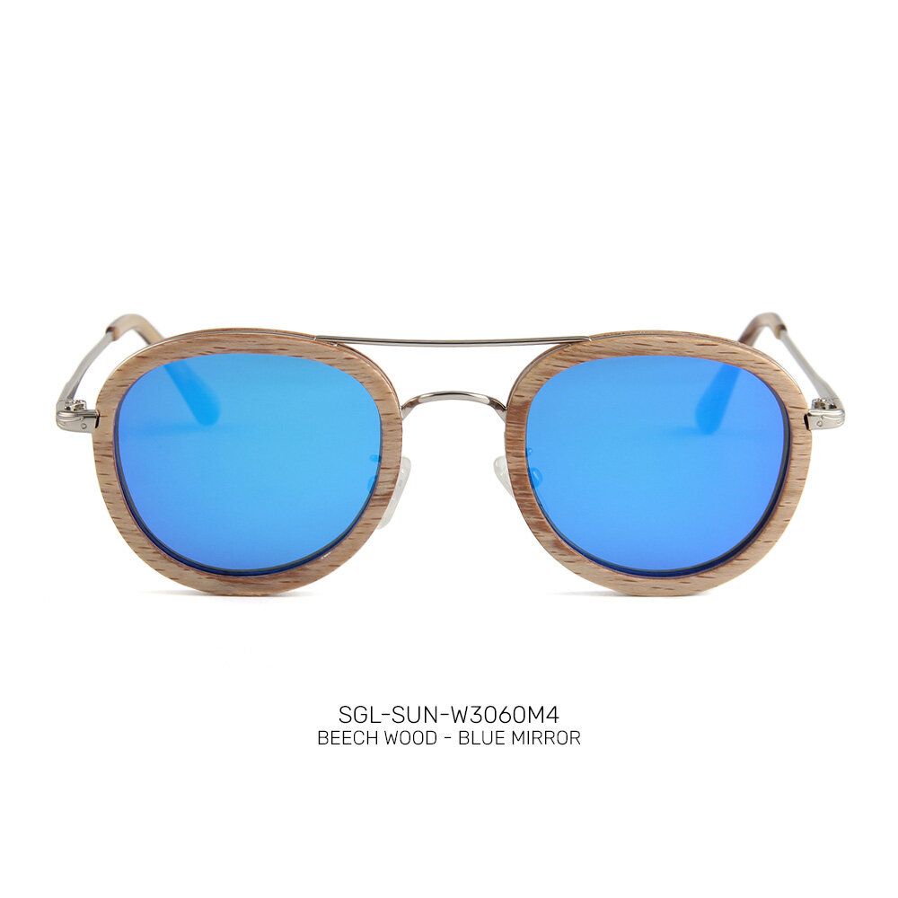 Handmade wooden promo sunglasses