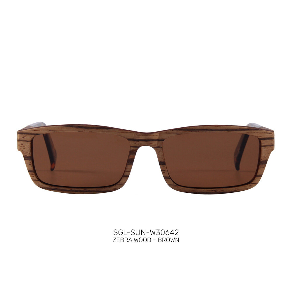 Handmade wooden promo sunglasses