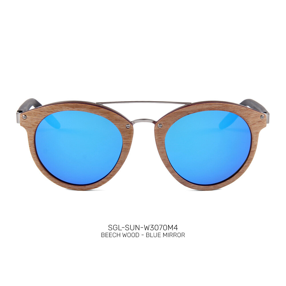 Handmade wooden promo sunglasses