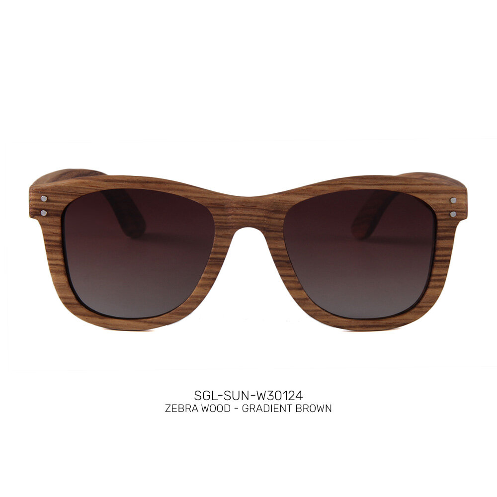 Handmade wooden promo sunglasses