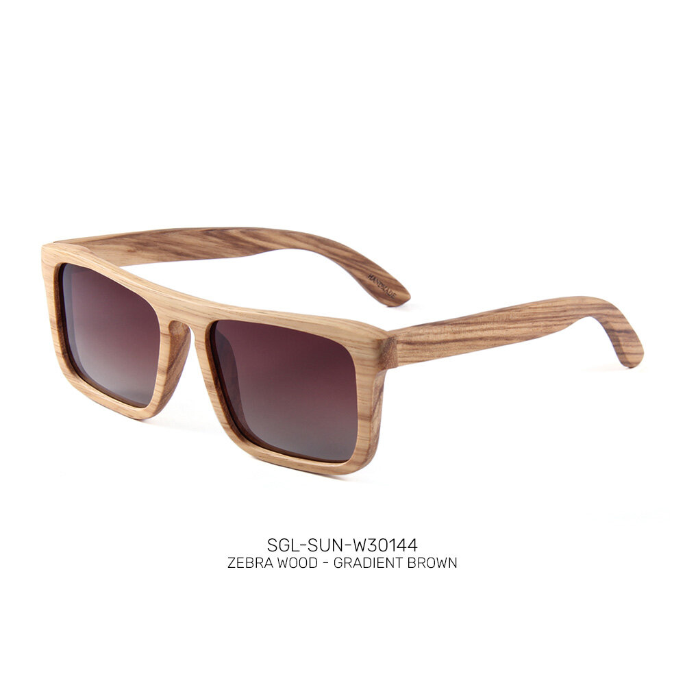 Handmade wooden promo sunglasses