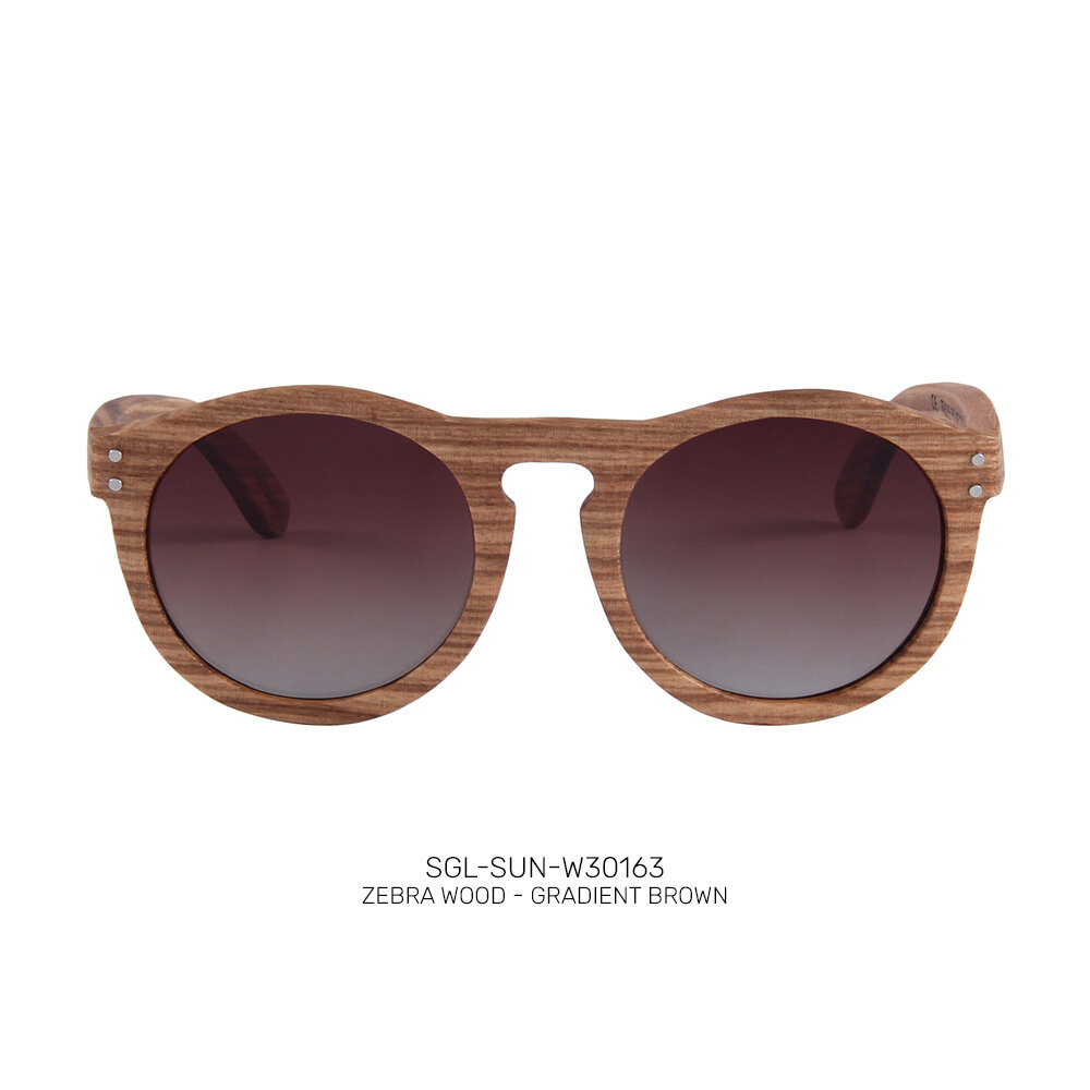 Handmade wooden promo sunglasses