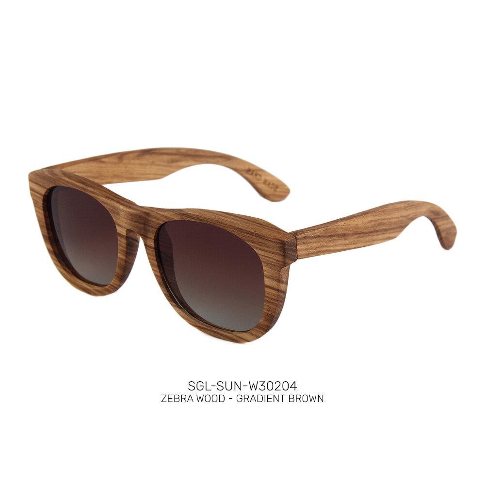 Handmade wooden promo sunglasses