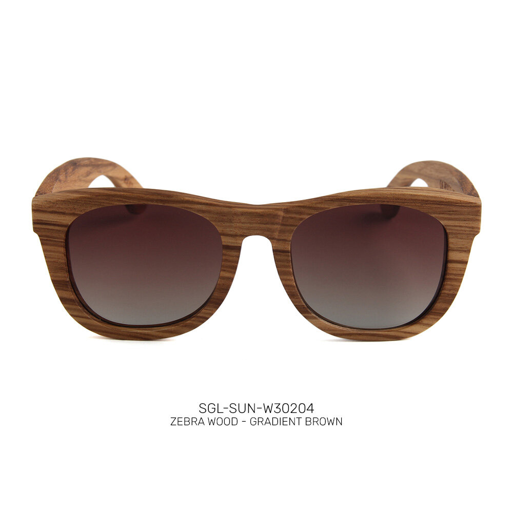 Handmade wooden promo sunglasses