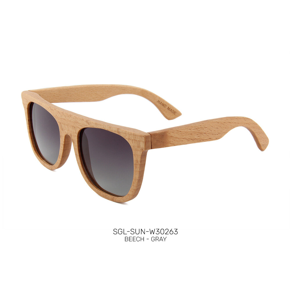 Handmade wooden promo sunglasses