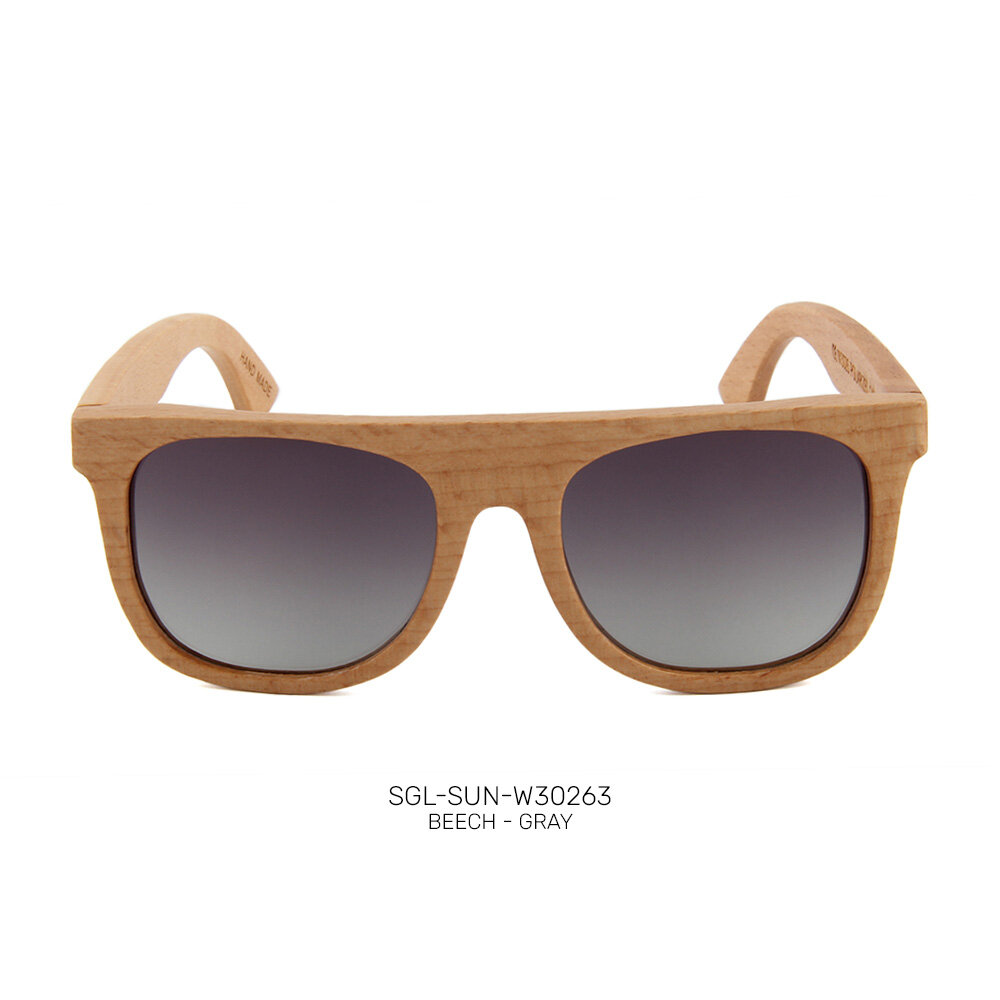 Handmade wooden promo sunglasses