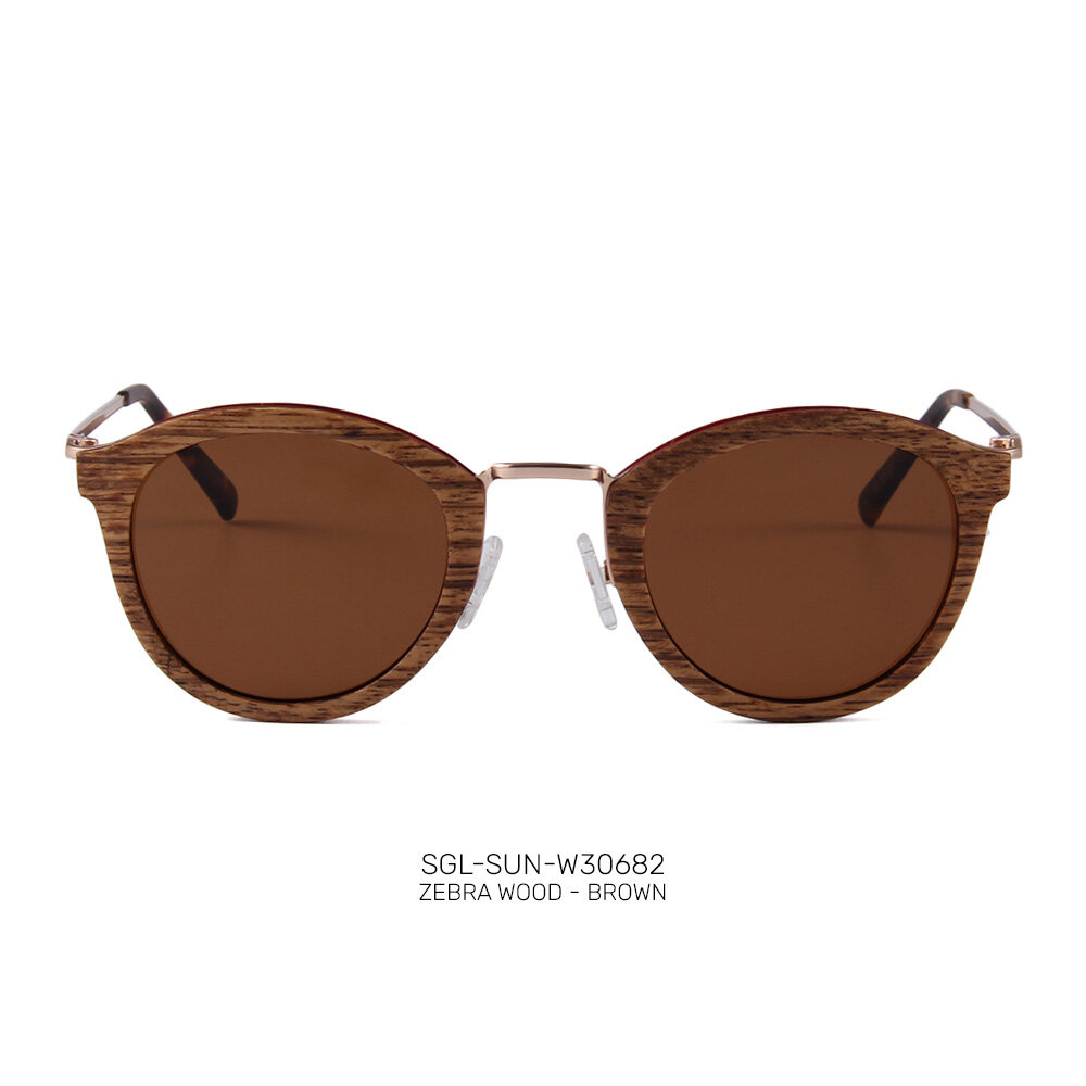 Handmade wooden promo sunglasses