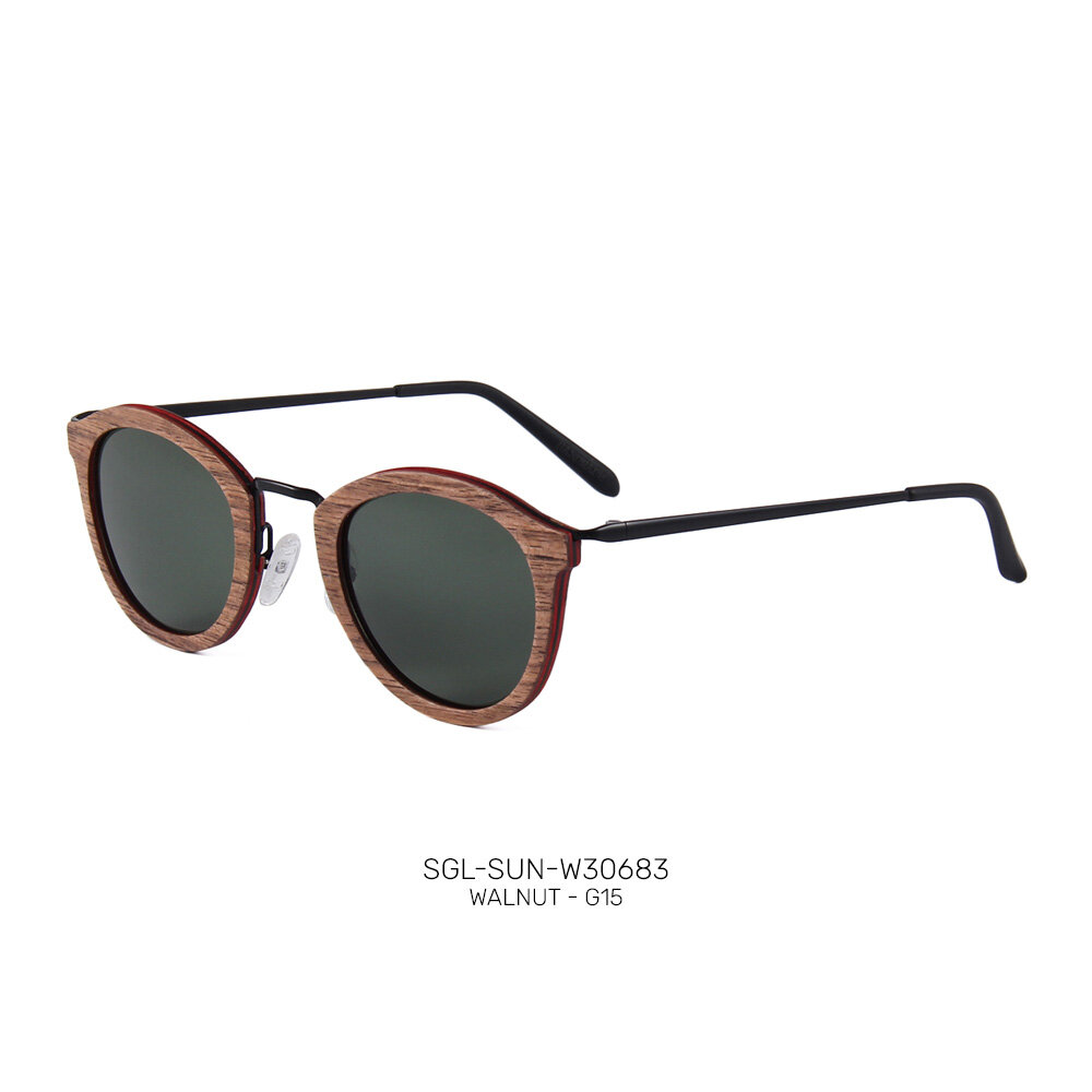 Handmade wooden promo sunglasses