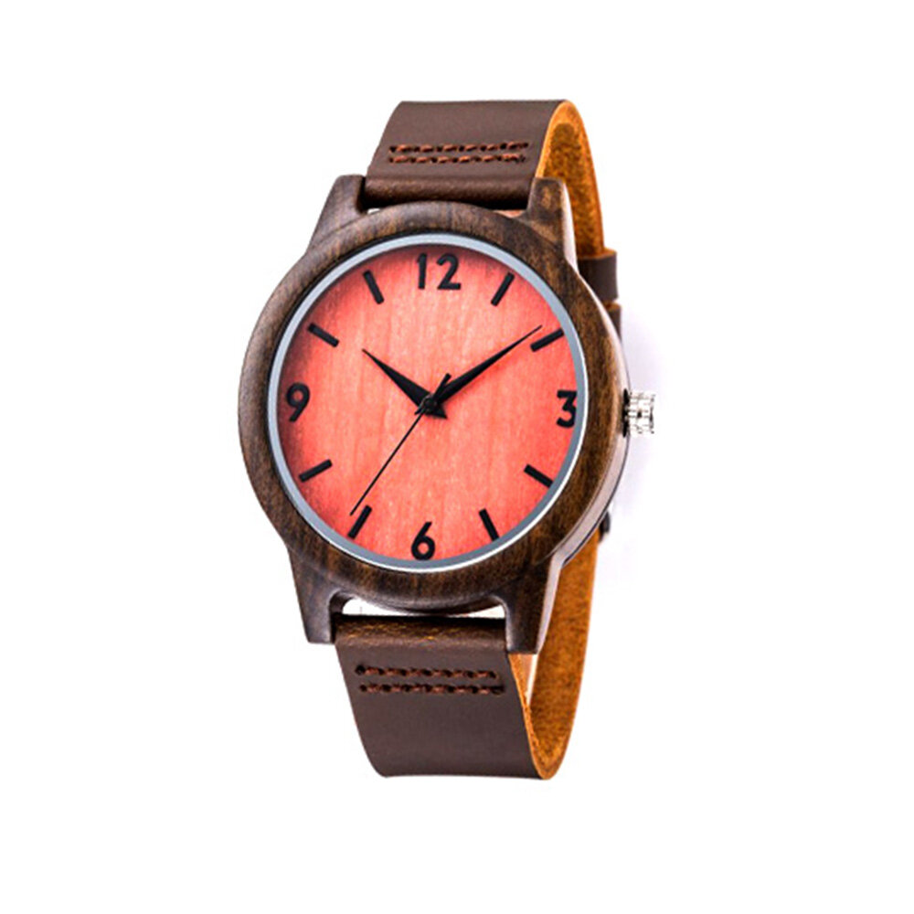 OEM private label handmade wooden promo watch