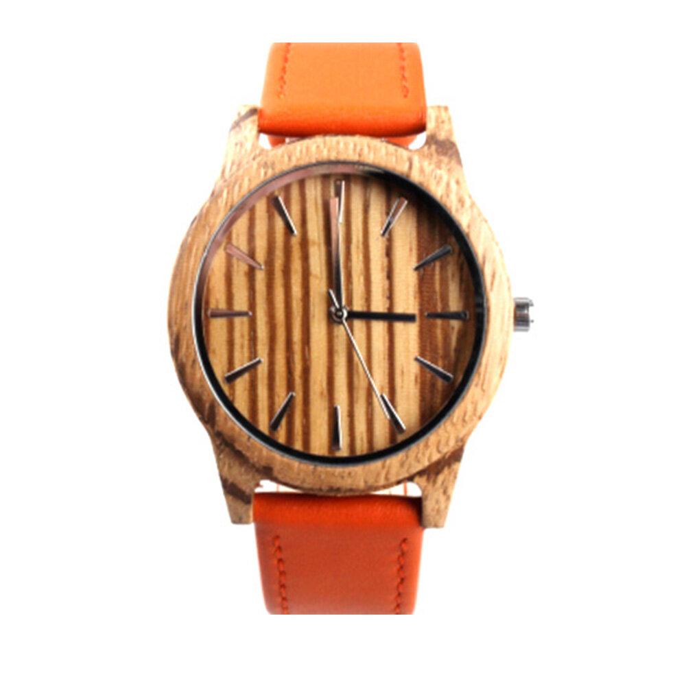 Zebrawood Promo Watch with Custom Logo