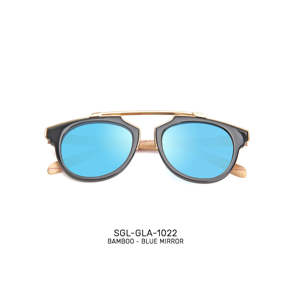 USA Handmade ECO-friendly bamboo promo sunglasses