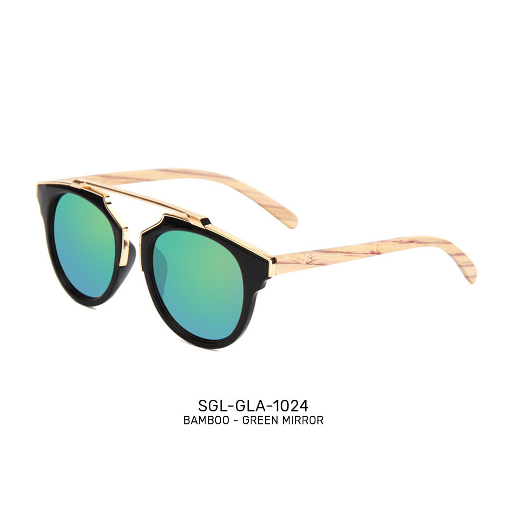 USA Handmade ECO-friendly bamboo promo sunglasses