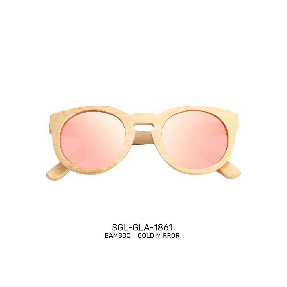 USA Handmade ECO-friendly bamboo promo sunglasses