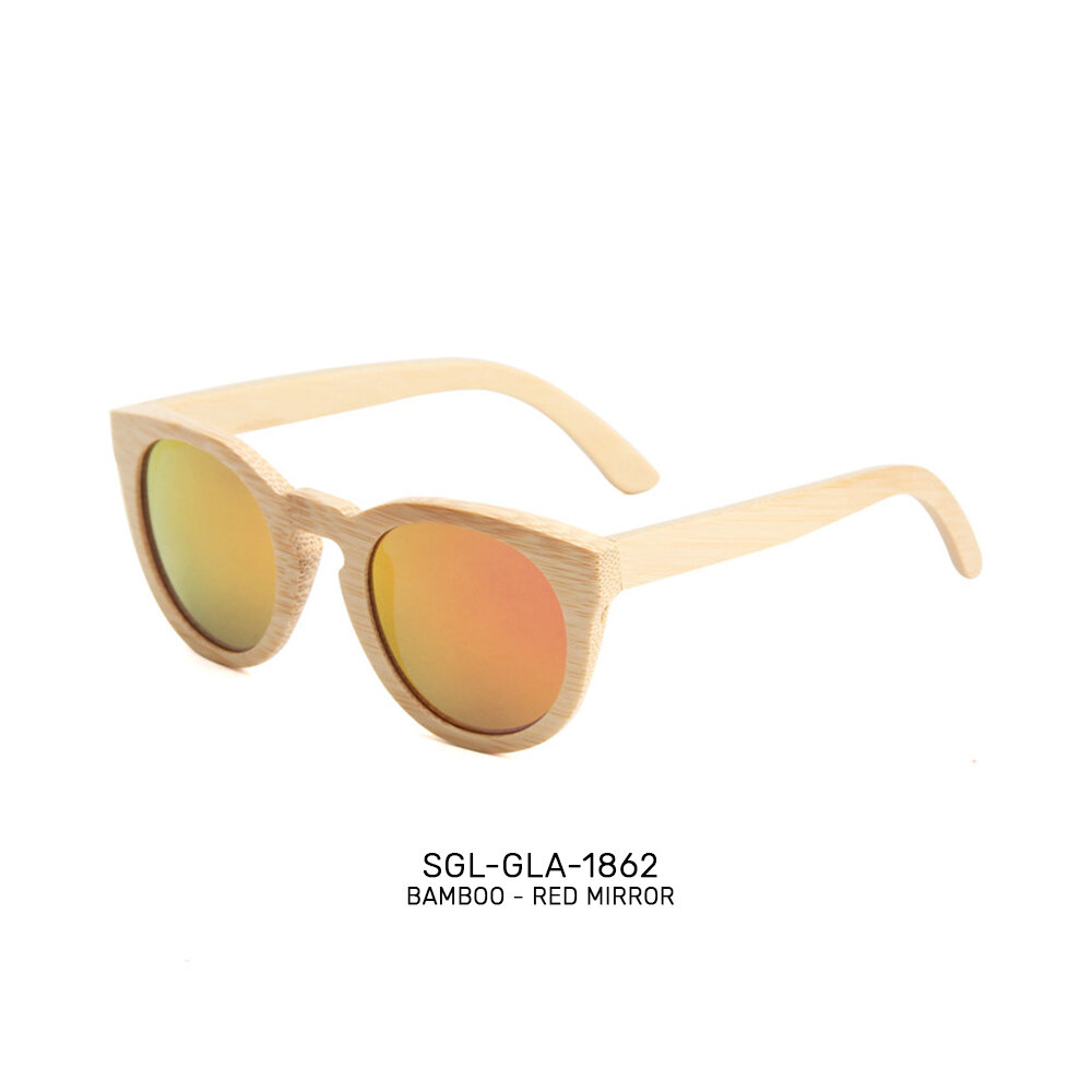 USA Handmade ECO-friendly bamboo promo sunglasses