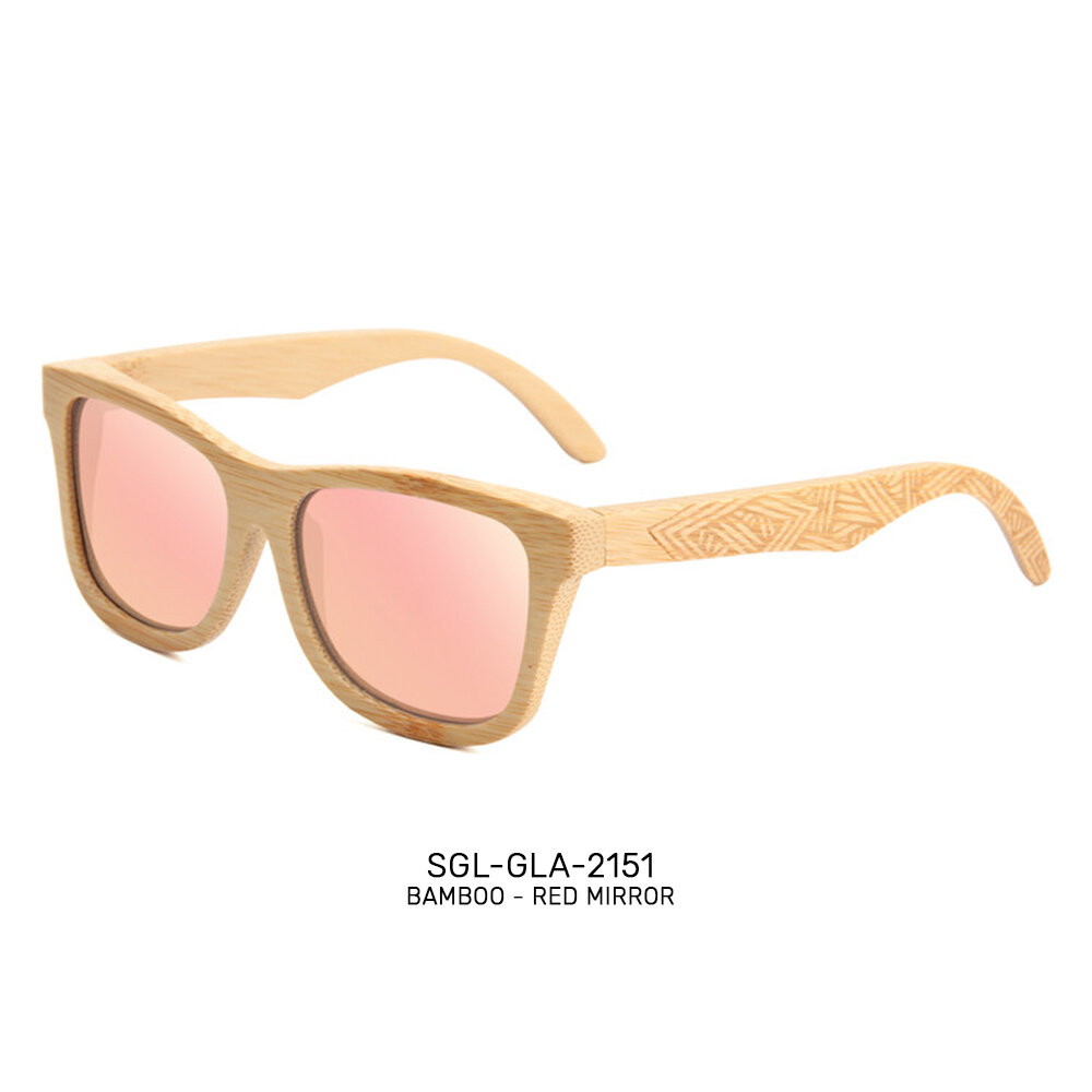 USA Handmade ECO-friendly bamboo promo sunglasses