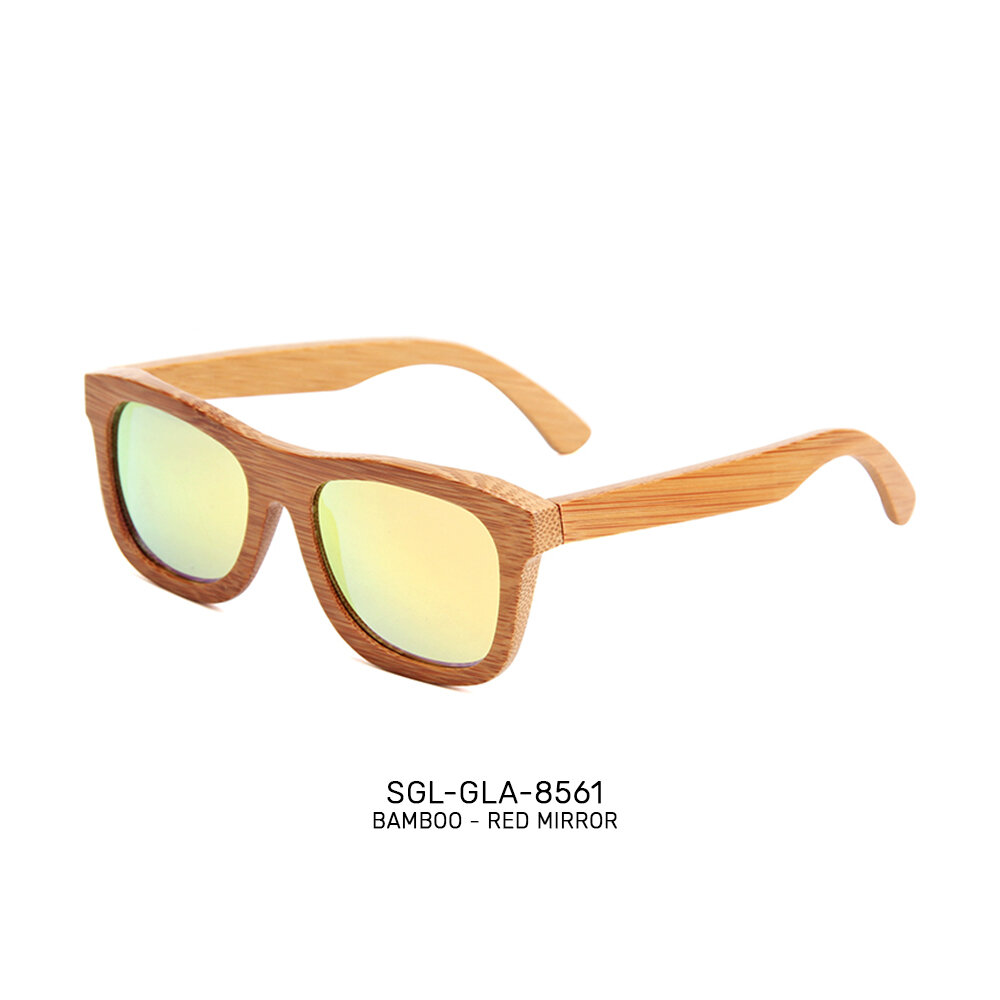 USA Handmade ECO-friendly bamboo promo sunglasses