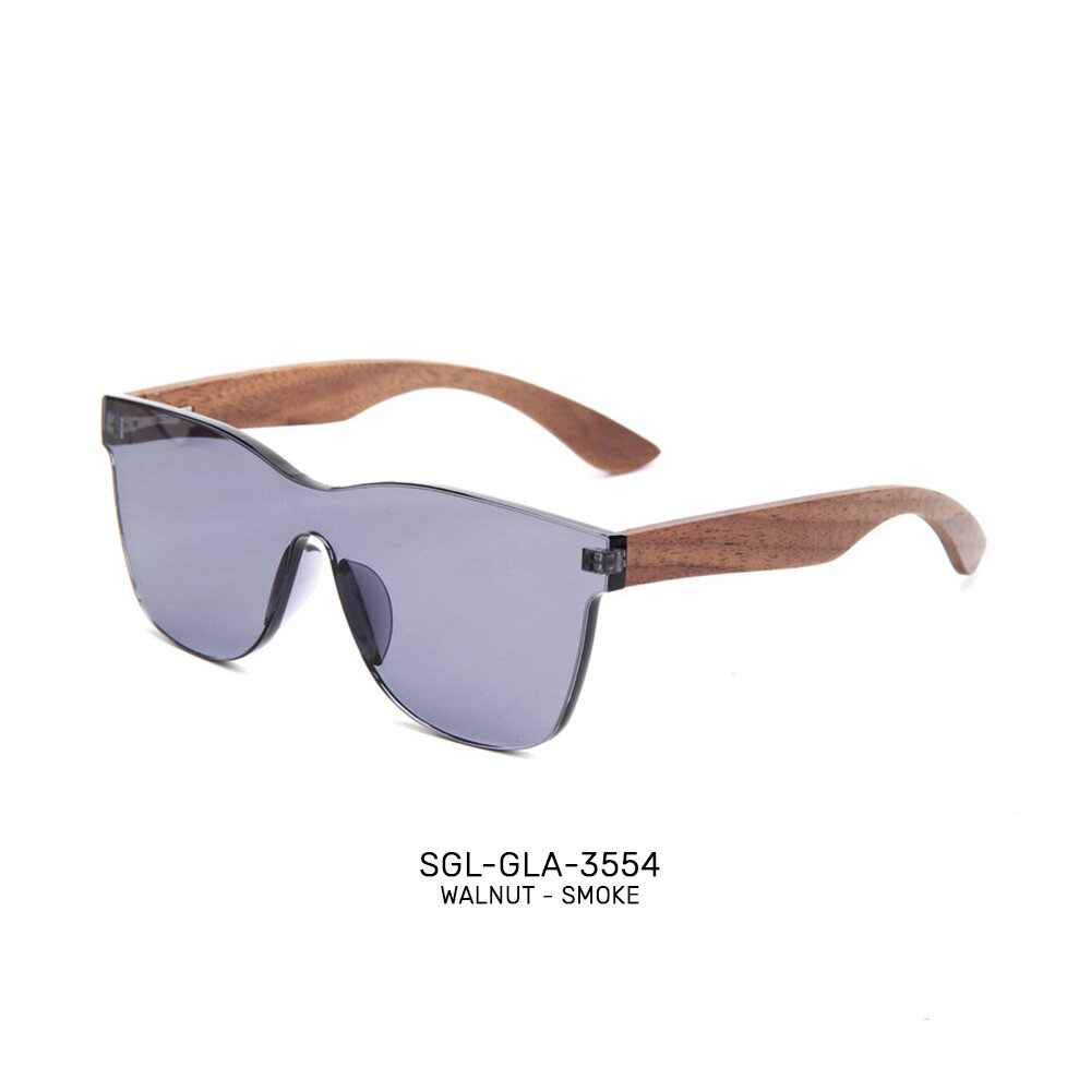 Private label handmade wooden promo sunglasses