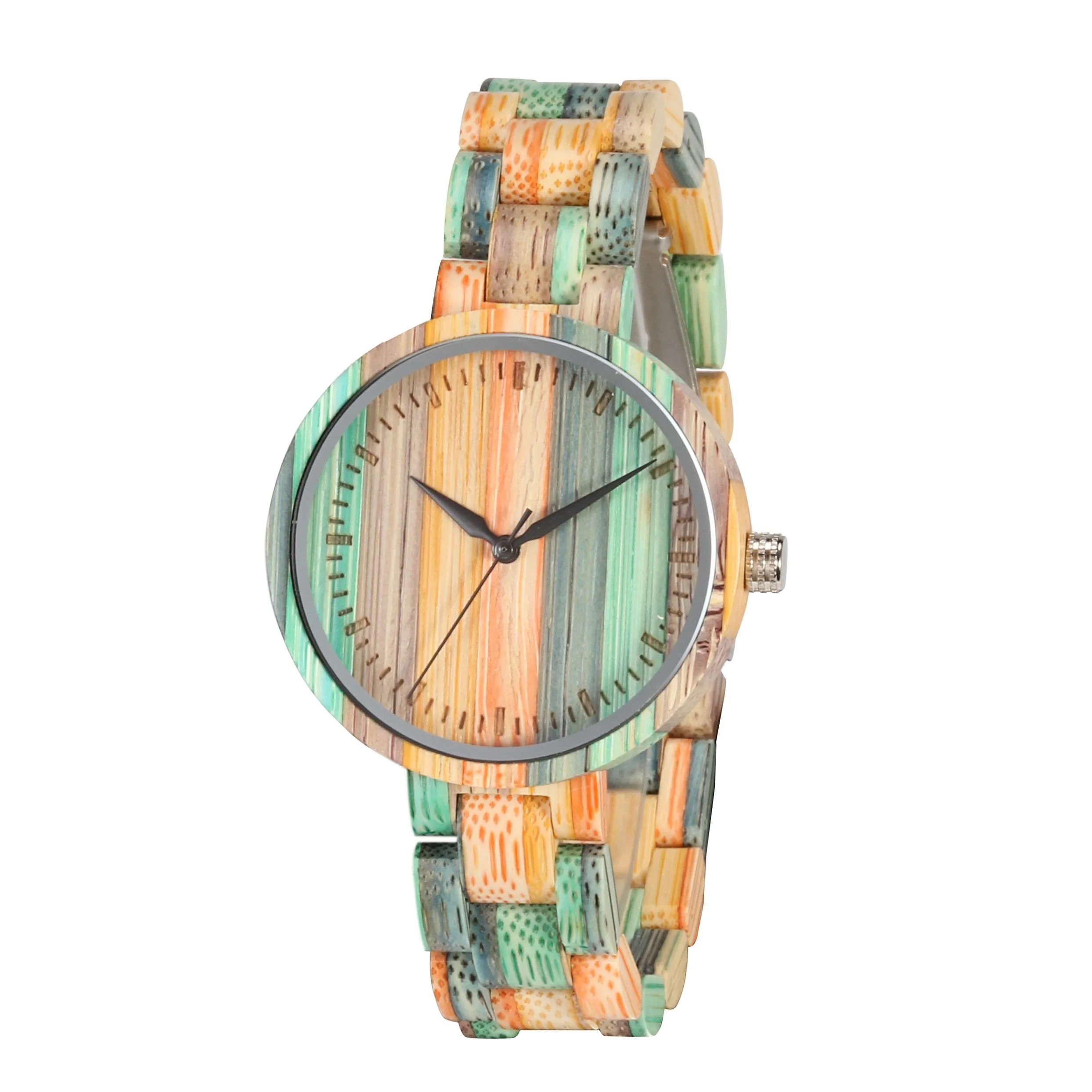 Multicolor Bamboo Watches