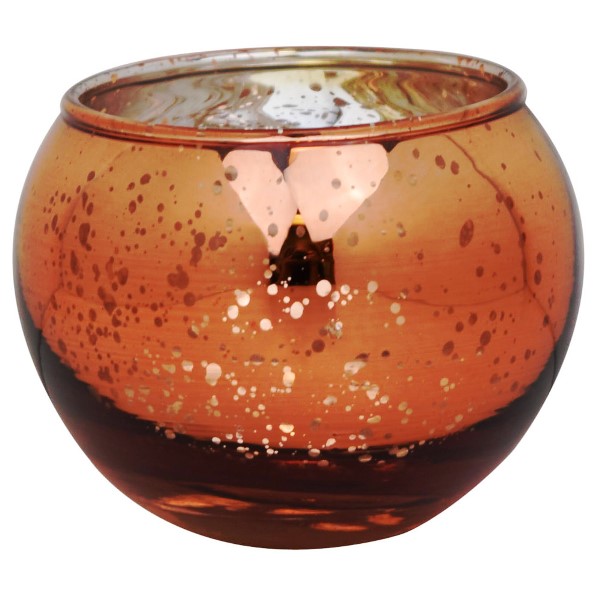 Copper Votives with Candles
