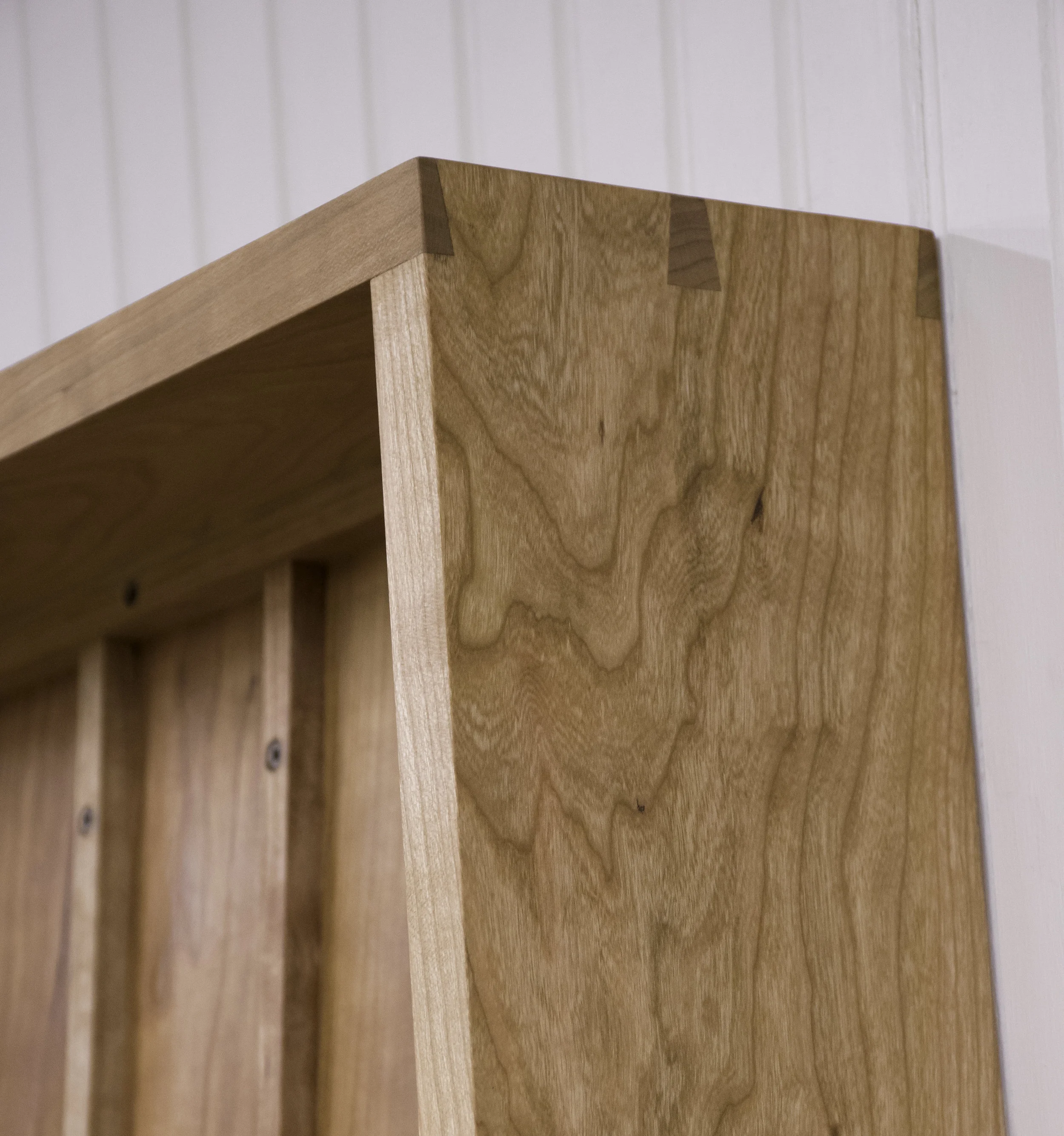 The cabinet is dovetailed for strength.