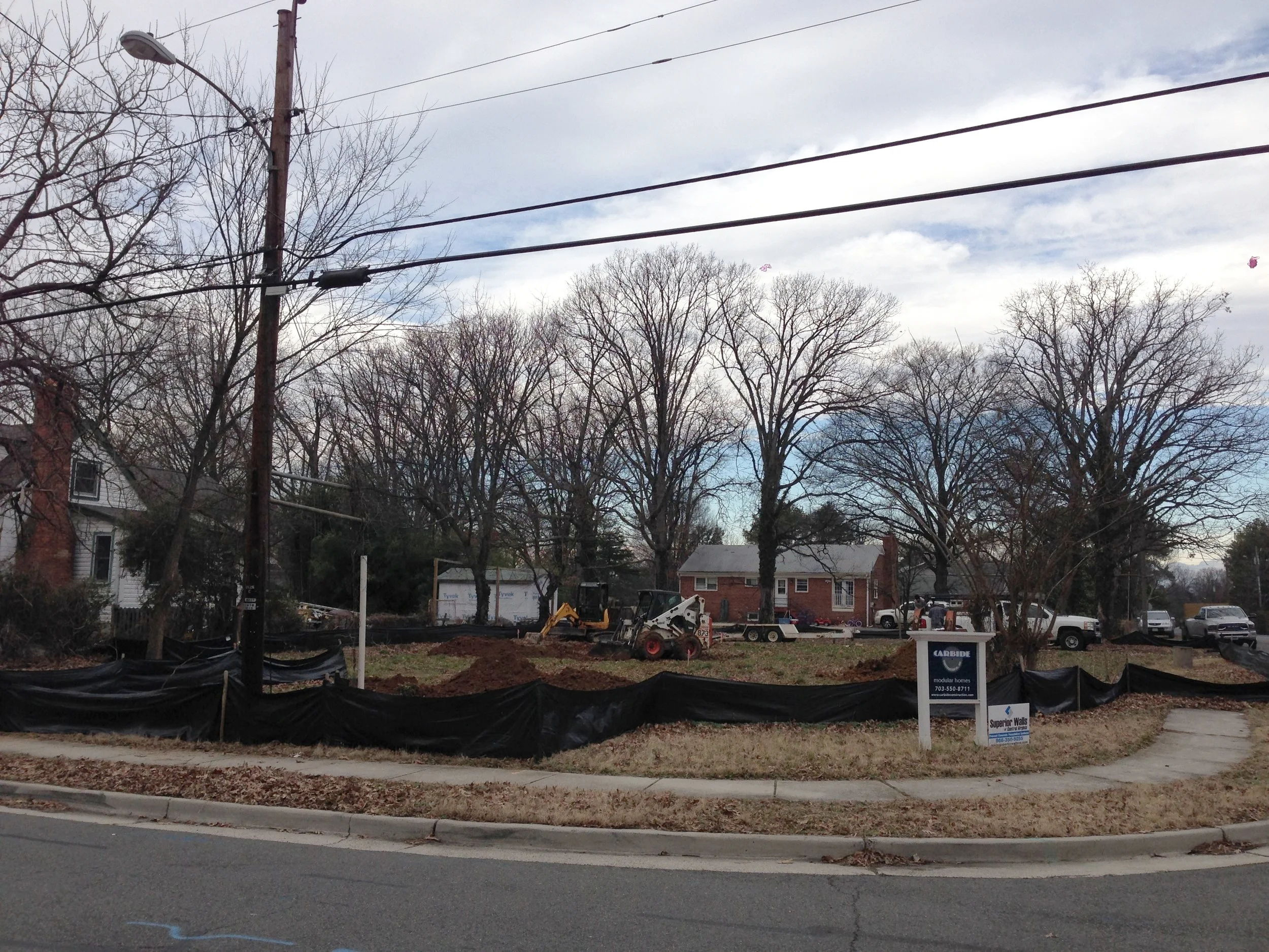 A Bobcat and Excavator finally making progress.