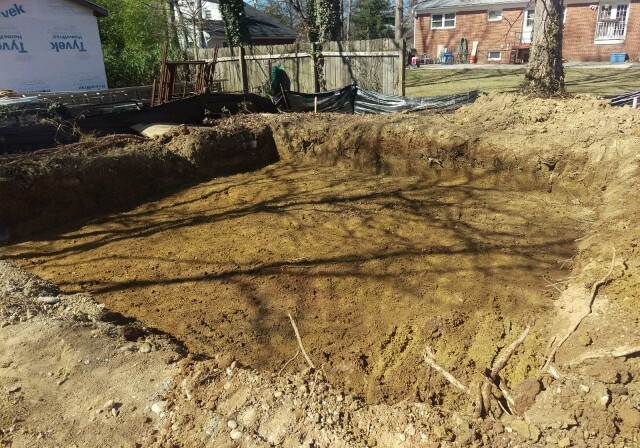 The last of the excavation. I hope. 