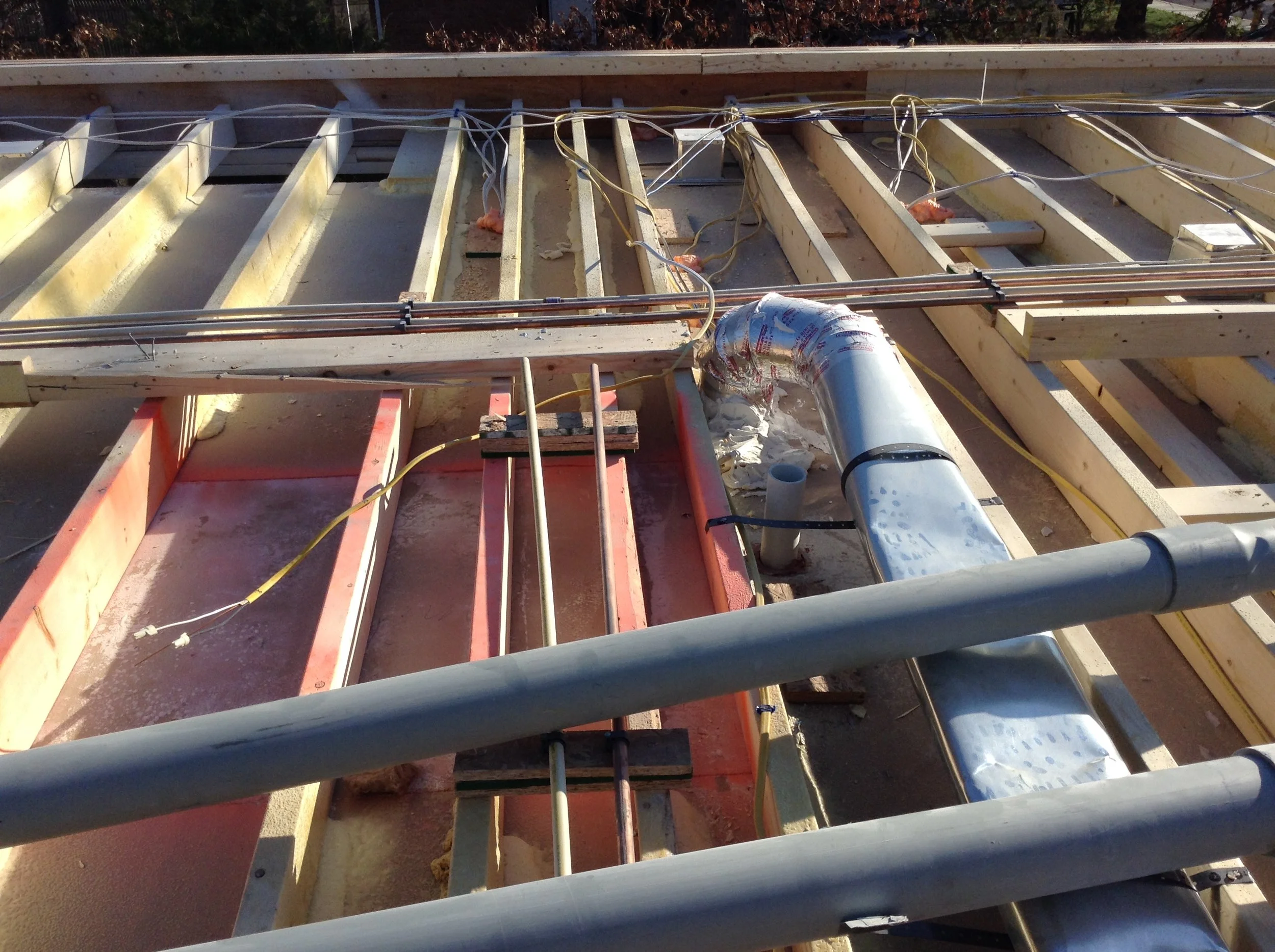Photo taken day of install of the modular units. I saw it when they did it so I knew it would have to be fixed. The good thing is that Excel will be reimbursing me for the fix.