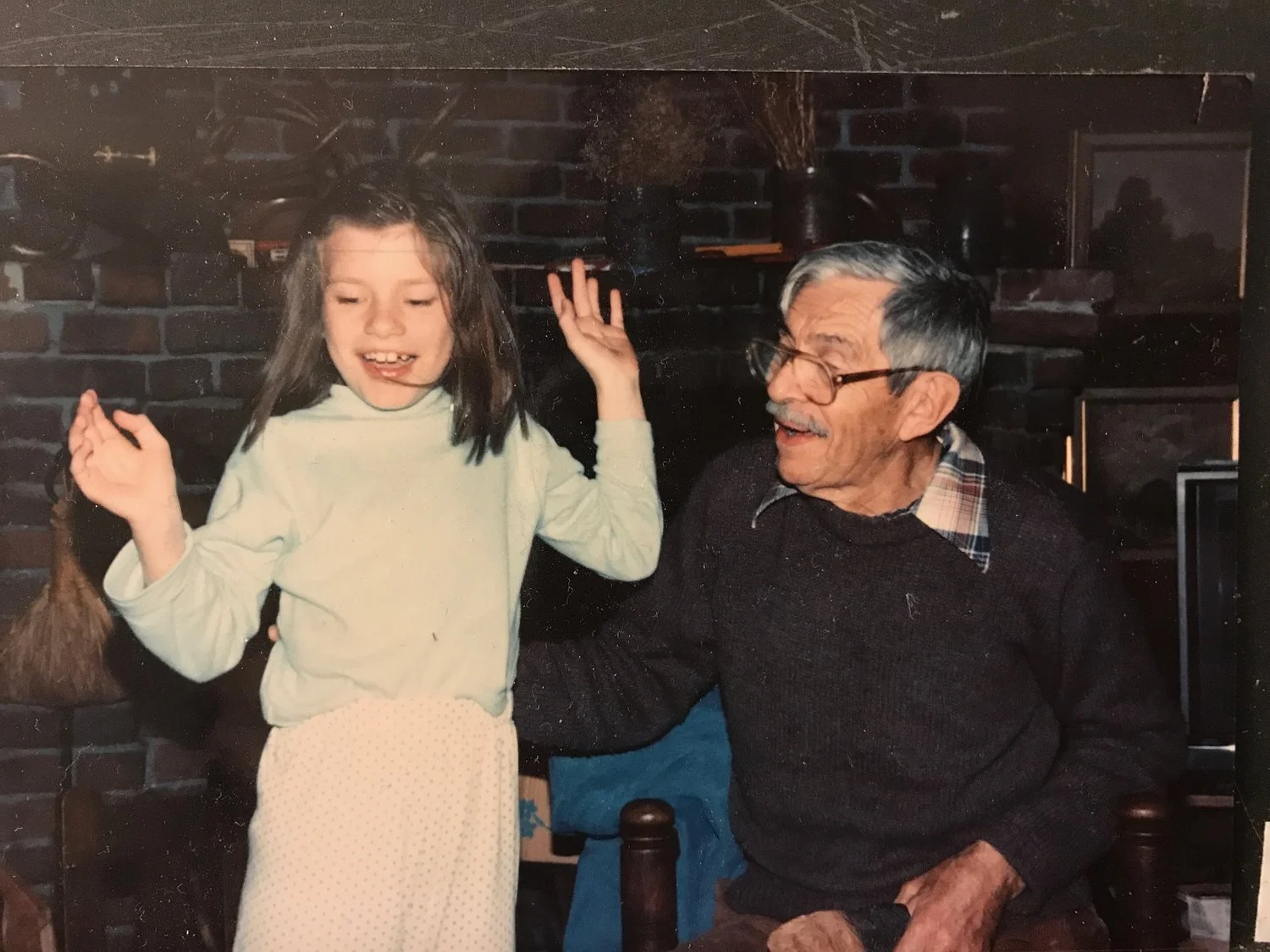 I felt so much joy with my Grampa