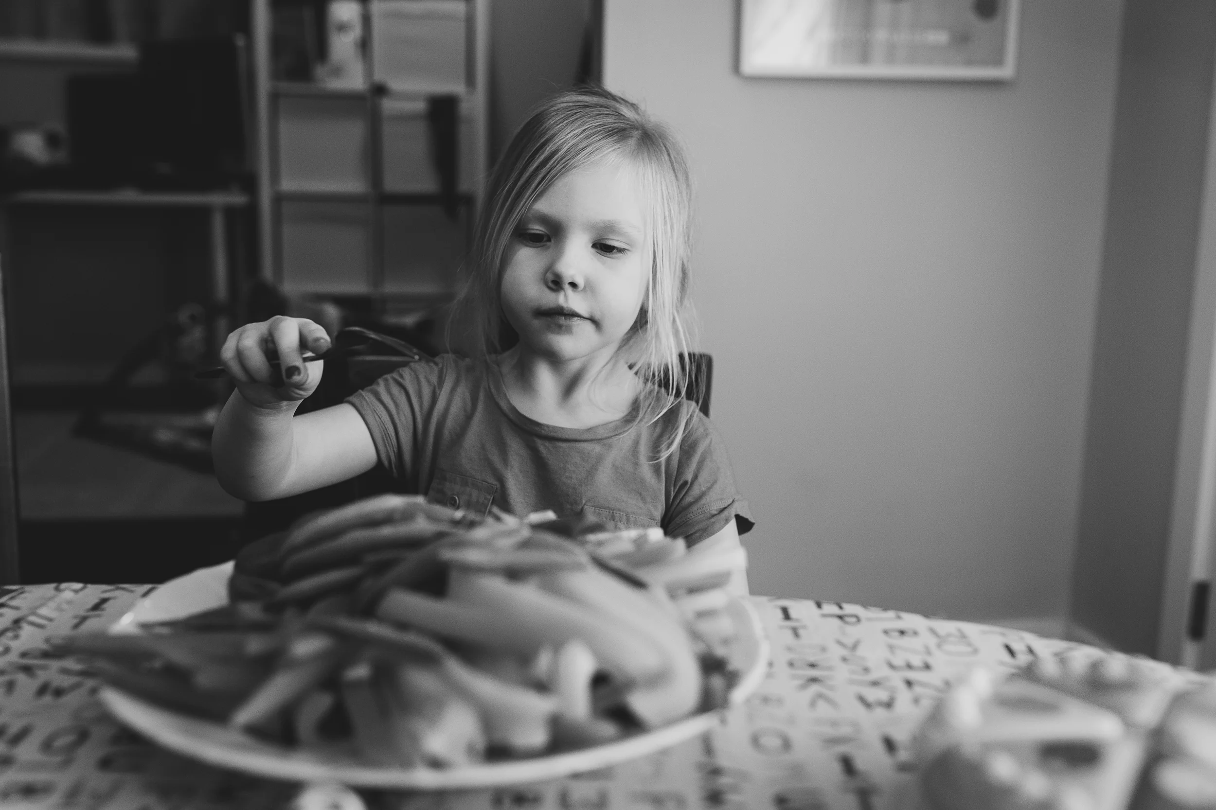 A whole plate of veggies for dinner? Yes please! 
