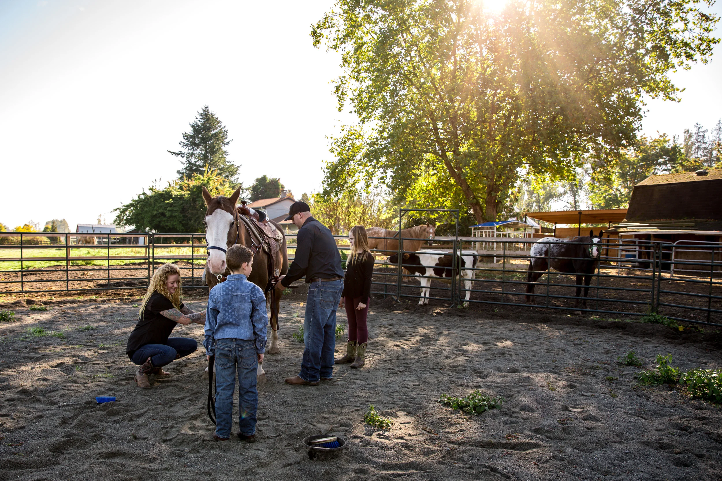 Family Session on the Farm | Langley Photographer