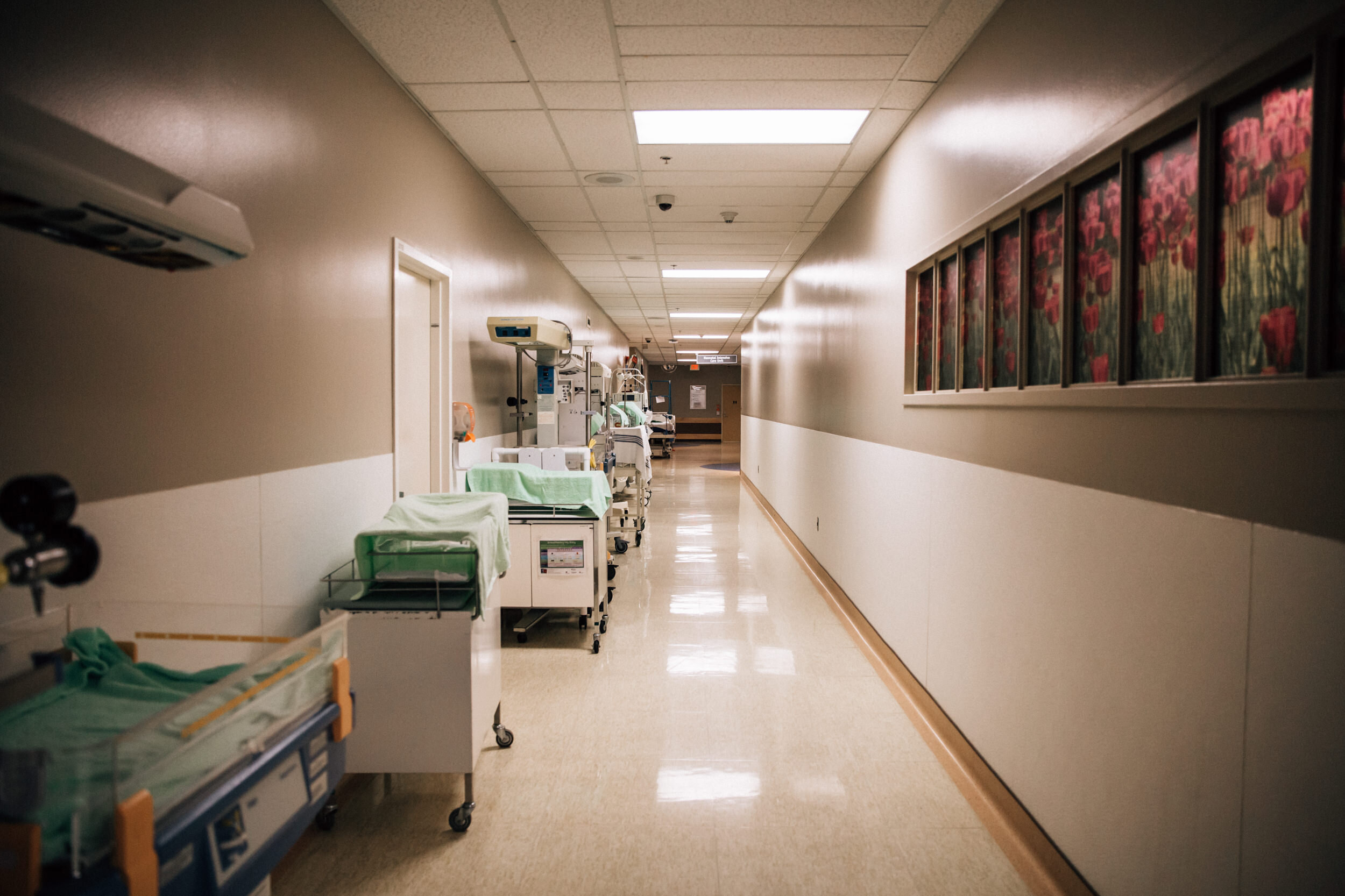 hallways of royal columbian hospital