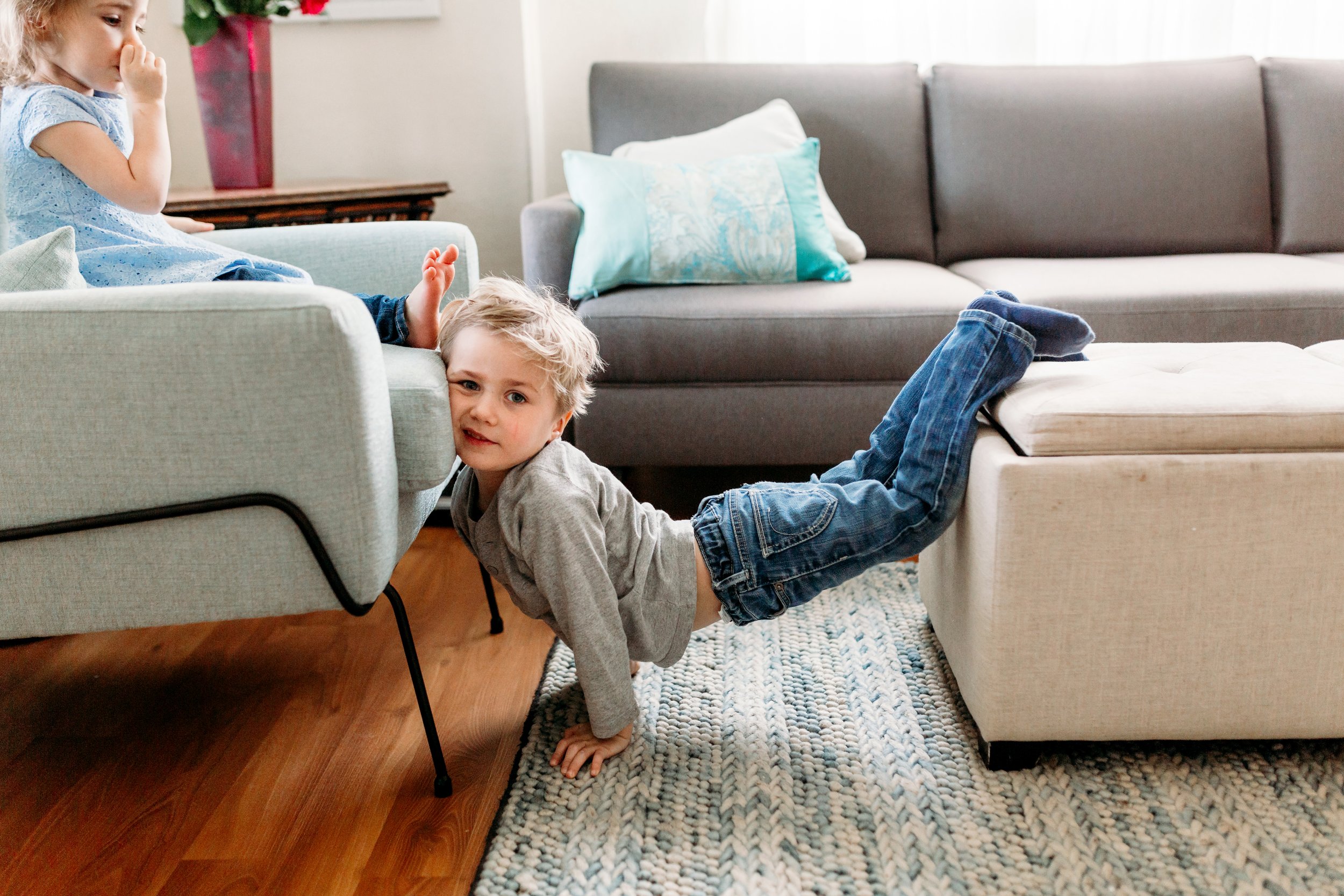 Cozy Indoor Family Sessions in Calgary 