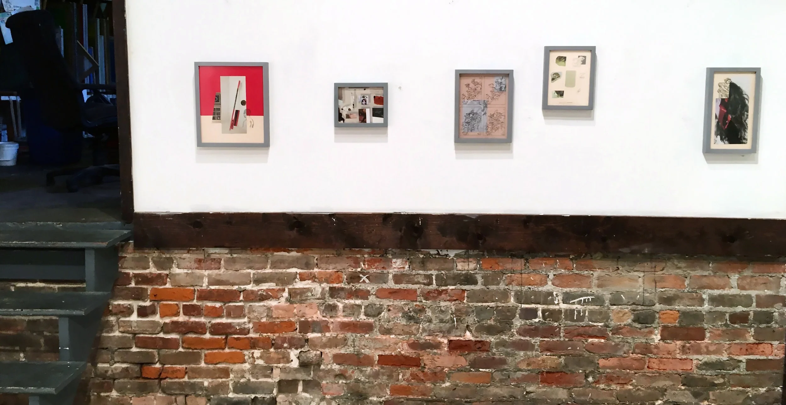 Installation from "Eidetic" at Community Printshop Gallery, New Orleans. 2017.