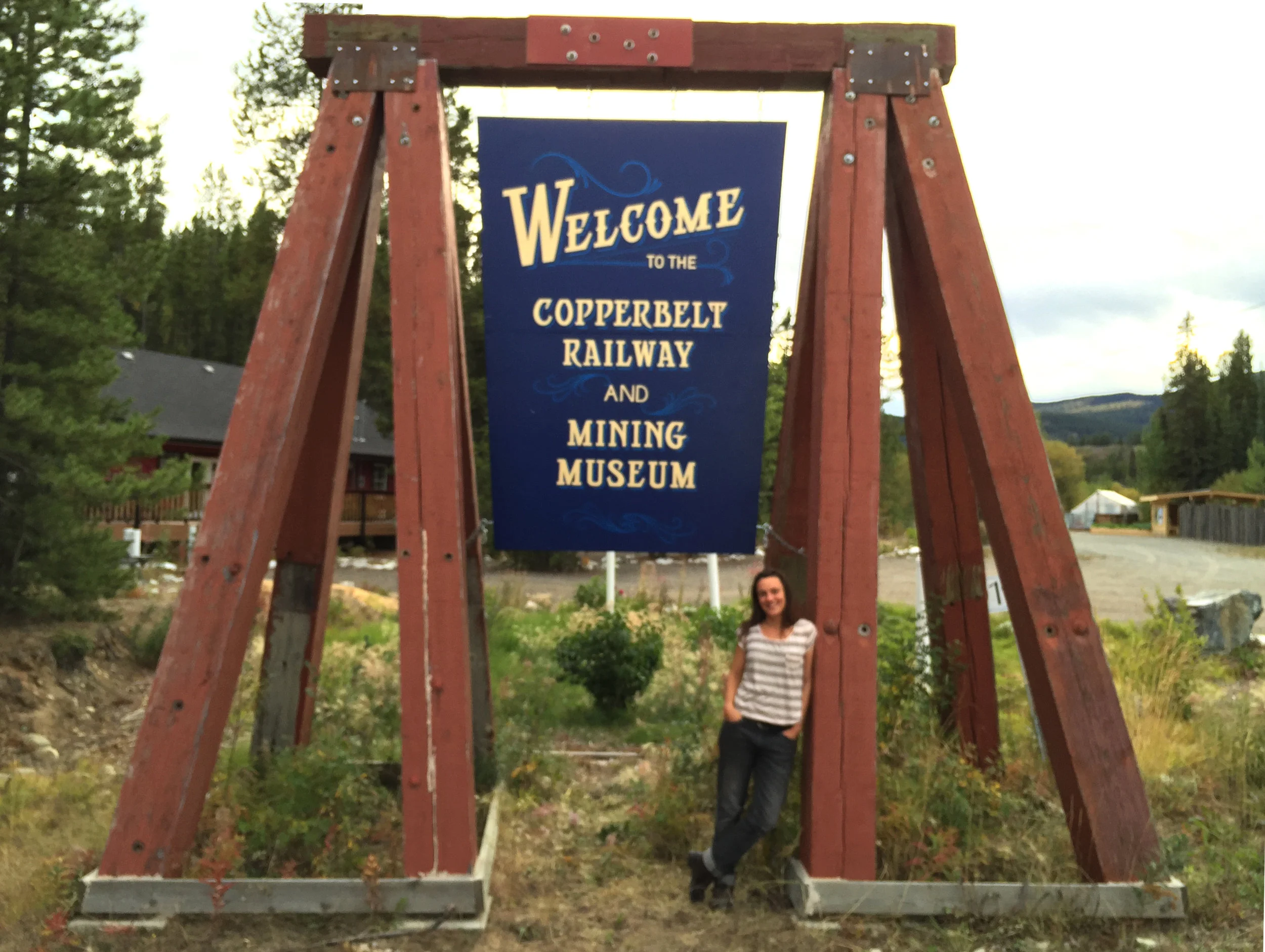 Copperbelt Railway and Mining Museum signage
