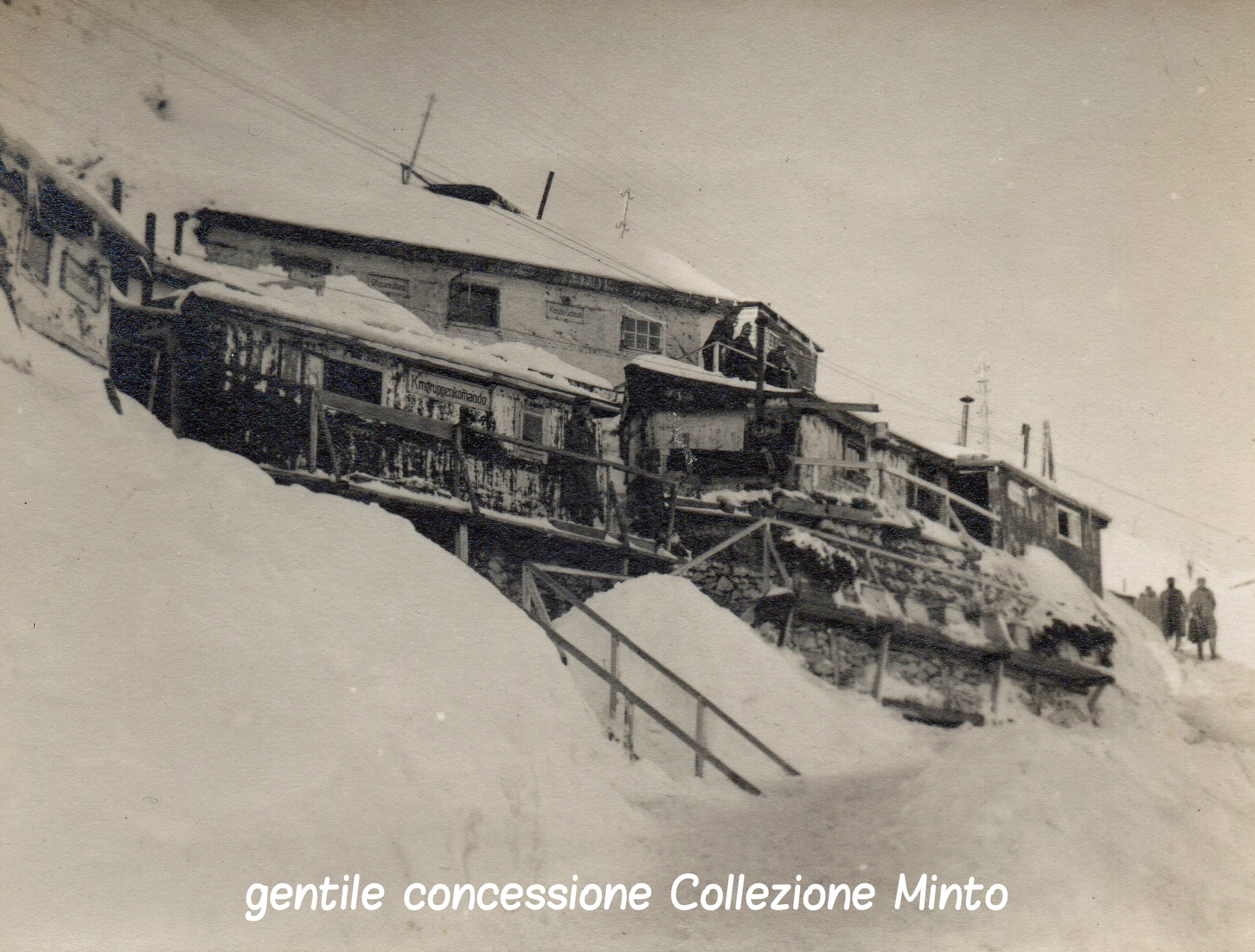 Comando austroungarico in alta quota - zona Adamello