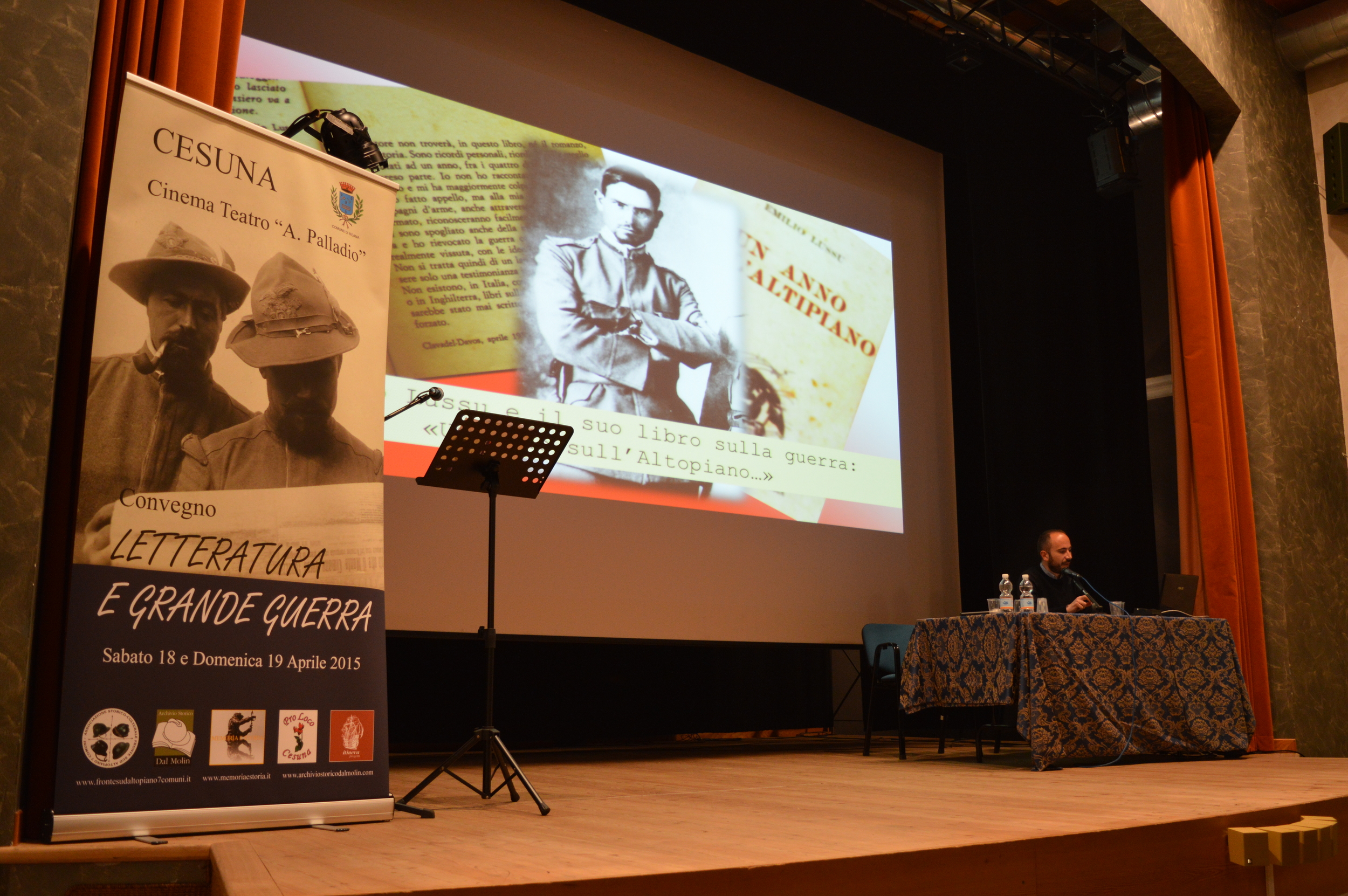 Alberto Cabboi: "Letteratura e Grande Guerra" - Cesuna 2015
