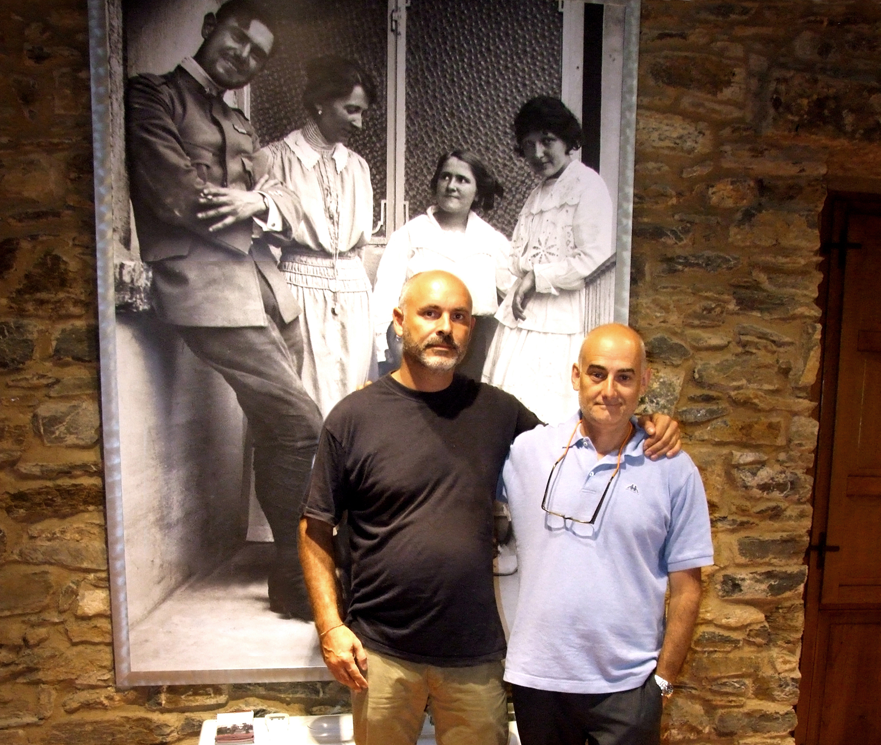 Tommaso Lussu, nipote di Emilio Lussu, con R. Dal Molin