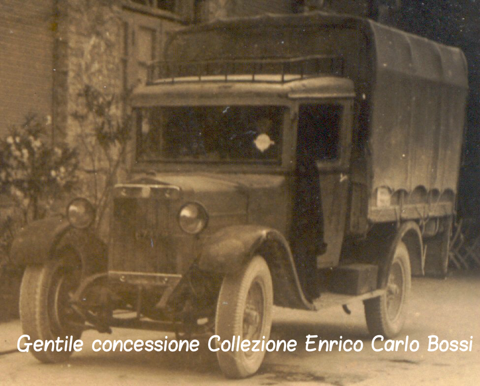 Autocarro FIAT adibito a rifornimenti G. di F. Klava