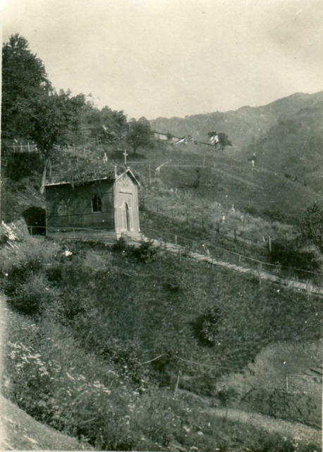Il cimitero italiano di Val Doblar.