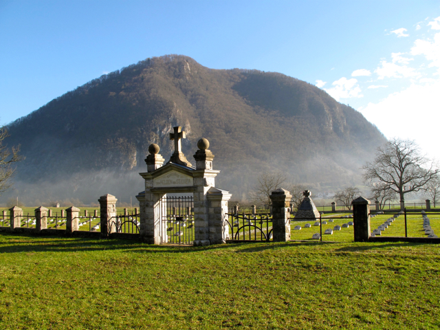 Il cimitero militare austriaco di Modreice.