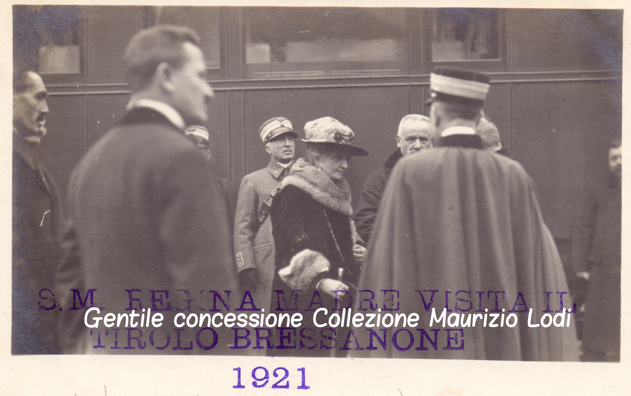 Alto Adige - Tirolo Redento 13 novembre 1921 Visita della Regina Madre Margherita di Savoia a Bressanone (c).jpg
