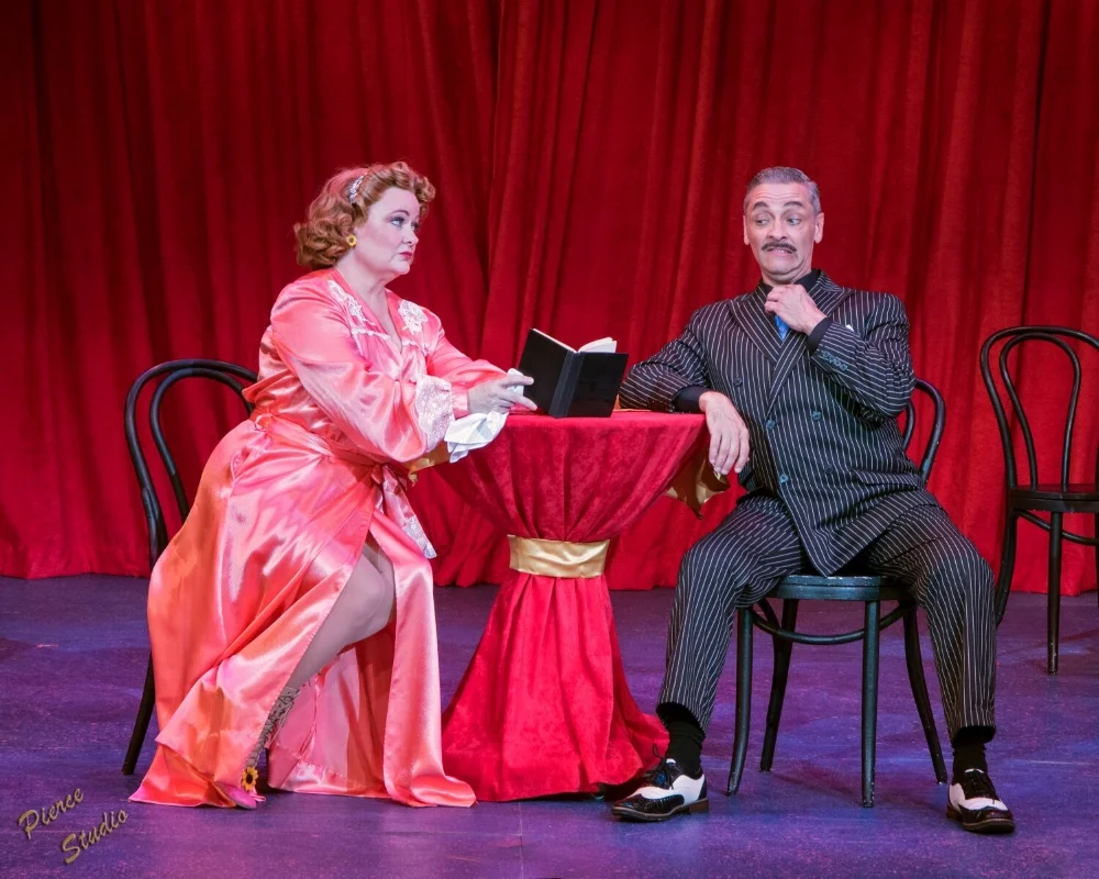 Charis Leos as Adelaide with James Beaman as Nathan