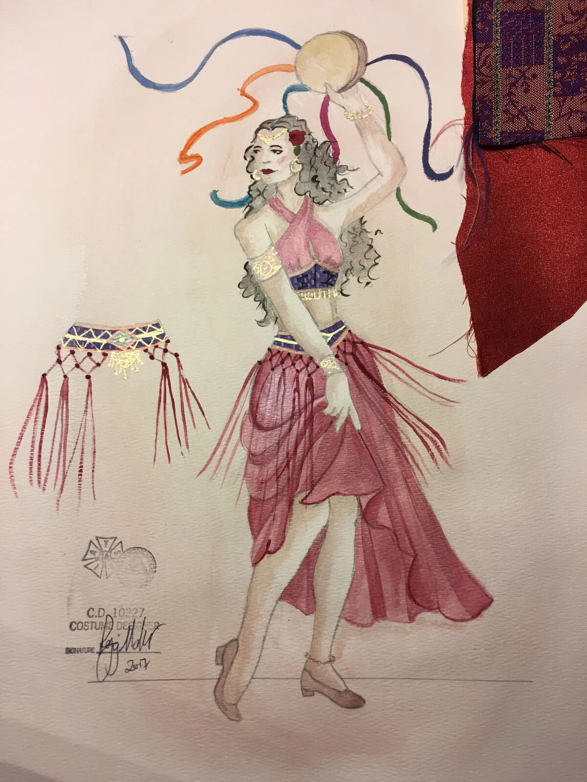 Sketch for Esmeralda