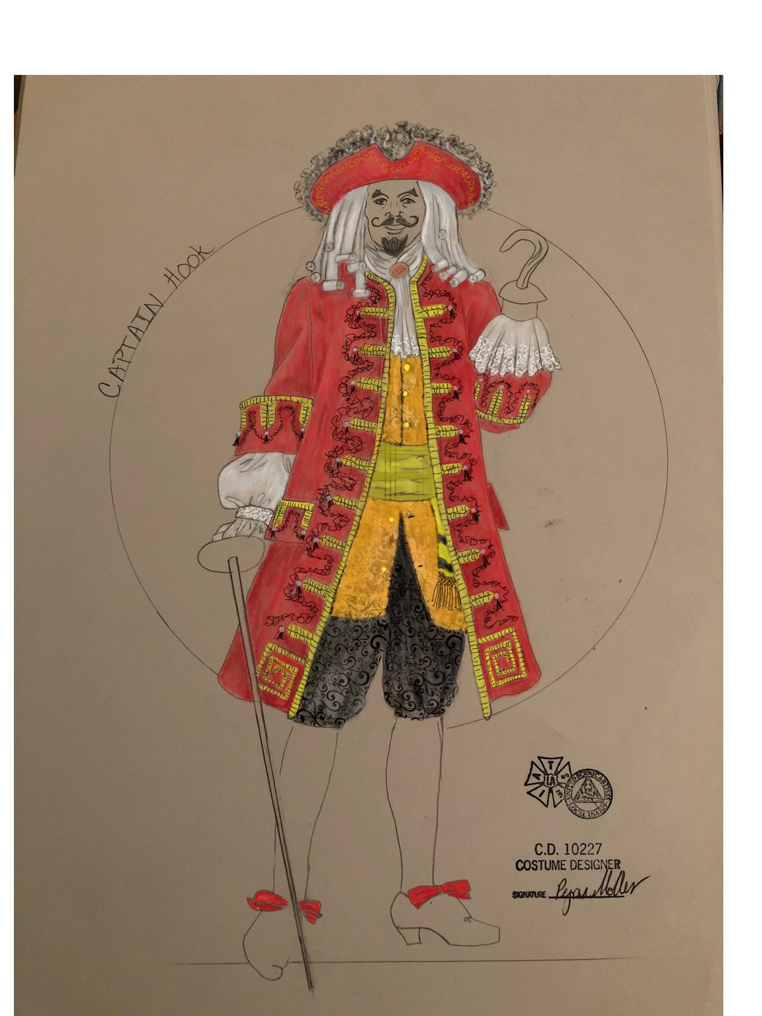 Sketch for Captain Hook