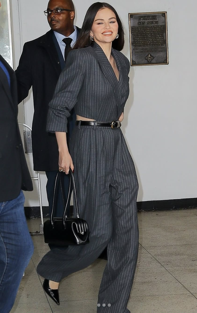 Selena Gomez album launch press | key stylist: Erin Walsh